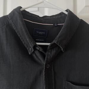 7 Diamonds regular fit gray corduroy button-down Men's XXL